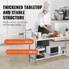 Nerūdijančio plieno darbo stalas maisto ruošimui, komercinis stalas 610x1829x864 mm, virtuvės stalas, nerūdijančio plieno maisto gamybos stalas, restorano stalas