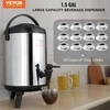 Nerūdijančio plieno izoliuotas gėrimų dozatorius 6 litrų karštų ir šaltų gėrimų serveris su čiaupu, maistinis termosas gėrimams, 6 L izoliuota gėrimų talpa, termo indas gėrimams