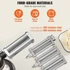 Nerūdijančio plieno makaronų gaminimo priedas KitchenAid, tešlos volelis, pjaustyklė, spagečių ir fettuccine gamintojas, reguliuojamo storio, naminių makaronų mašina