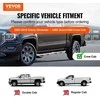 Nerūdijančio plieno slenksčiai, 152.4 mm šoninės pakopos, skirtos Chevy Silverado GMC Sierra, 227 kg talpa, sunkvežimių apsauginiai strypai, skirti Crew Cab