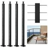 VEVOR horizontalus kabelių turėklų stulpas 107x2.54x5.08 cm