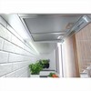 Nerūdijančio plieno virtuvės gartraukis, montuojamas po spintele, Inox apdaila, 50 cm virtuvės ištraukimo ventiliatorius, moderni virtuvės ventiliacija