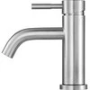 Nerūdijančio plieno vonios maišytuvas, vienos svirties, inox spalvos, 17.5 cm aukščio, vonios praustuvei