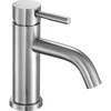 Nerūdijančio plieno vonios maišytuvas, vienos svirties, inox spalvos, 17.5 cm aukščio, vonios praustuvei