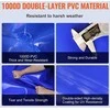 Vevor Nešiojama vandens talpykla, 330 litrų, sulankstoma, 1000D PVC