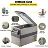 Nešiojamas 45L automobilinis šaldytuvas-šaldiklis 12V/24V DC ir 110-240V AC, greitai vėsinantis, idealus kelionėms, stovyklavimui, RV ir naudoti namuose