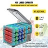 Nešiojamas 45L automobilinis šaldytuvas-šaldiklis 12V/24V DC ir 110-240V AC, greitai vėsinantis, idealus kelionėms, stovyklavimui, RV ir naudoti namuose