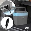 Nešiojamas automobilinis šaldytuvas, 25L šaldymo dėžė, 12V/230V termoelektrinis šaldytuvas, kelioninis kempingo šaldytuvas, automobilinis šaldytuvas kelionėms