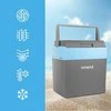 Nešiojamas automobilinis šaldytuvas, 25L šaldymo dėžė, 12V/230V termoelektrinis šaldytuvas, kelioninis kempingo šaldytuvas, automobilinis šaldytuvas kelionėms