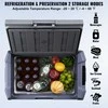 Nešiojamas automobilinis šaldytuvas-šaldiklis, kompresorinis, 37 l, vienos zonos, namams, kelionėms, 12/24V, autošaldytuvas, kemperiui