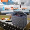 Nešiojamas automobilinis šaldytuvas-šaldiklis, kompresorinis, 40 l dviejų zonų, namams ir automobiliui, kemperiui, kelionėms