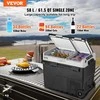 Nešiojamas automobilinis šaldytuvas-šaldiklis 58 l, dviejų zonų kompresorinis, namams, automobiliui, 12V/24V/220V, kemperiui