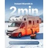 Nešiojamas dyzelinis šildytuvas, 8kW, 12V/24V DC, greitas šildymas, kemperiui, sunkvežimiui, furgonui, garažui, dirbtuvėms, su nuotoliniu valdymu