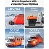 Nešiojamas dyzelinis šildytuvas, 8kW, 12V/24V DC, greitas šildymas, kemperiui, sunkvežimiui, furgonui, garažui, dirbtuvėms, su nuotoliniu valdymu