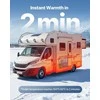 Nešiojamas dyzelinis šildytuvas, 8kW DC 12V/24V, kemperiui, furgonui, sunkvežimiui, nameliui ant ratų, greitas šildymas, žemo triukšmo dyzelinis oro šildytuvas
