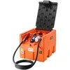 Nešiojamas dyzelino bakas, 182L kuro bakas su 12V siurbliu, sunkvežimiams, laivams, traktoriams, sunkiajai technikai, dyzelino perdavimo bakas