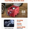 Nešiojamas dyzelino ir benzino bakas, 220L degalų perpylimo bakas, 12V elektrinis siurblys, dyzelino talpykla, kuro saugojimo bakas, raudonas nešiojamas kuro bakas