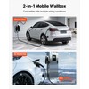 Nešiojamas EV įkroviklis, Type 2, 3.6 kW, su 6 m kabeliu, reguliuojama srovė, IP66 valdymo blokas, mobilus įkrovimo stotelė, vienfazis elektromobilių įkroviklis