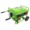 Nešiojamas generatorius, varomas benzinu, 5500W, su ratukais, sodui, stovyklavimui, statyboms, 230V/400V generatorius, 12V DC išėjimas