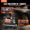 Nešiojamas oro kompresorius, 6L, 6.35CFM, padangų pripūtimo pompa, 150PSI, automobiliams, skaitmeninis, oro pompa, kompresorius