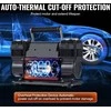 Nešiojamas Padangų Pripūtiklis, Dvigubo Cilindro Kompresorius 12V 150 PSI Automobiliams, Kemperiams, Dviračiams, Kamuoliams, Greitas Pripūtimas