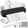Nešiojamas spausdintuvas kelionėms, biurui ir namams, Bluetooth bešerdis mobilus spausdintuvas su 2600mAh baterija, 203 DPI raiška, terminio popieriaus spausdintuvas, belaidis įrenginis