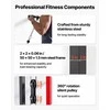 Nugaros traukos treniruoklis krūtinei ir tricepsams, „du viename“ skriemulinis treniruoklis su reguliuojama sėdyne ir putplasčio ritinėliais, nugaros traukos bokštas namų sporto salei