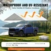 Pakaitinis stoginės tentas 3m x 6m, ypač tvirtas vandeniui atsparus UV apsaugotas, garažo viršutinės dalies uždangalas, laikina pastogė automobiliui
