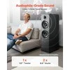 Pastatomas garsiakalbis, 2 krypčių, su 203.2 mm žemų dažnių garsiakalbiais, namų garso sistemai, aukštos kokybės kolonėlė, vienas garsiakalbis