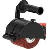 Paviršiaus paruošimo šlifuoklis, medienai ir metalui, 1300W galia, 120mm skersmuo, su minkštu paleidimu, kintamu greičiu, terasų valymo šlifuoklis, rūdžių šalinimo įrankis