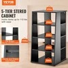 Penkių pakopų AV stovas, medinė lentyna, reguliuojamas bokštas, juodo ąžuolo pramogų centras, stereo aparatūros stovas, garso/vaizdo spintelė, TV stovas