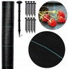 Piktžolių plėvelė 70 g/m², 1.1 x 50 m, 50 smeigtukų, agroplėvelė, daržo danga, sodo plėvelė, žemės danga