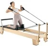 Pilateso Reformeris, Natūralaus Klevo, Tyliu Skriemuliu, Namams, su Pilates Dėže ir Šuolių Lenta, Treniruoklis, Mankštos Įranga
