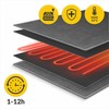 4Fizjo Pilka poliarinė vilnos elektrinė antklodė, šildomas pledas dviem žmonėms, reguliuojama temperatūra, laikmačio funkcija