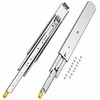 Pilno ištraukimo stalčių bėgeliai, didelės apkrovos, su fiksavimu, šoninio tvirtinimo, plieniniai, 457.2mm - 1524mm