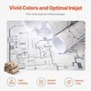 Plataus formato braižytuvo popieriaus ritiniai CAD brėžiniams ir inžineriniams planams, 610 mm plotis, 45.7 m ilgis, 4 ritiniai dėžėje, 80 g/m² svoris, architektūrinis popierius, techninis popierius