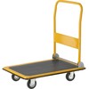Platforminis vežimėlis 300kg, plieno, guminiai ratai, sulankstomas, transportavimo vežimėlis