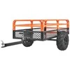 Plieninė ATV savivartė žoliapjovėms, 1500 lbs / 680 kg, 15 kub. pėdų / 0.42 kub. m, priekaba, sodo vežimėlis, savivartis