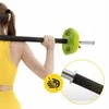 4Fizjo Plieninė štanga su svoriais, 20 kg reguliuojama štanga, jėgos treniruotė namų sporto salei
