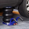 Pneumatinis domkratas, 3500 kg keliamoji galia, automobiliams ir mašinoms, sunkiasvoris oro kėlimo domkratas, žemo profilio transporto priemonės domkratas