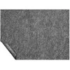 Poliesterinis kilimėlio pagrindas 2240x3060 mm, neslystantis, 12 mm storio, pilkas, kilimui, apsauginis paklotas, grindų apsauga