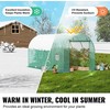 Praeinamas tunelinis šiltnamis, didelis lankinis šiltnamis, cinkuoto plieno rėmas, su langais, lauko sodininkystei, augalų apsaugai, patvarus šiltnamis