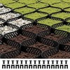 Pralaidus žvyro tinklas įvažiavimo stabilizavimui, 50 mm gylio didelės apkrovos galia, sodo terasos takų sutvirtinimas, 5000 x 1980 mm grunto laikiklis, korinis pagrindas