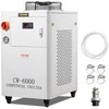 Pramoninis vandens aušintuvas, 1500W aušinimo sistema su kompresoriumi, 15L bakas, 65L/min srautas, skirtas CO2 lazerinio graviravimo mašinų aušinimui