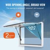 Prekybos kiosko aptarnavimo langas, maisto furgono aptarnavimo stogelis, 1220 mm x 915 mm prekybos langas, aliuminio lydinio prekybos langas, mobilus maisto aptarnavimo langas
