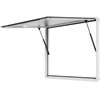 Prekybos kiosko aptarnavimo langas, maisto furgono aptarnavimo stogelis, 1220 mm x 915 mm prekybos langas, aliuminio lydinio prekybos langas, mobilus maisto aptarnavimo langas