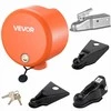 Priekabos užraktas poilsio transporto priemonėms, priekaboms, valtims, sunkaus tipo sukabinimo įtaiso spyna su 4 raktais, tinka 47.5, 50.6 ir 58.6 mm tiesioms jungtims, apsauga nuo vagystės, saugos užraktas