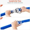 Priešsrovės plovimo žarna 38.10 mm x 30.48 m, su visomis jungtimis, aukštos kokybės, mėlyna PVC žarna