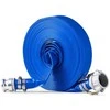 Priešsrovės plovimo žarna 38.10 mm x 30.48 m, su visomis jungtimis, aukštos kokybės, mėlyna PVC žarna