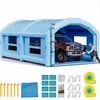 Pripučiama dažymo kamera automobiliams, sunkvežimiams ir baldams, su 950W ir 1100W pūstuvais, oro filtravimo sistema, apvaliu stogu, nešiojama purškimo kabina ir dažymo palapinė